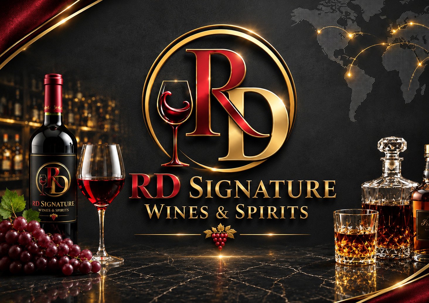 RD SIGNATURE WINES & SPIRITS About Us profile artwork